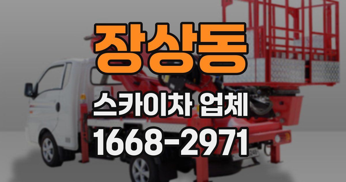 장상동 스카이차 업체