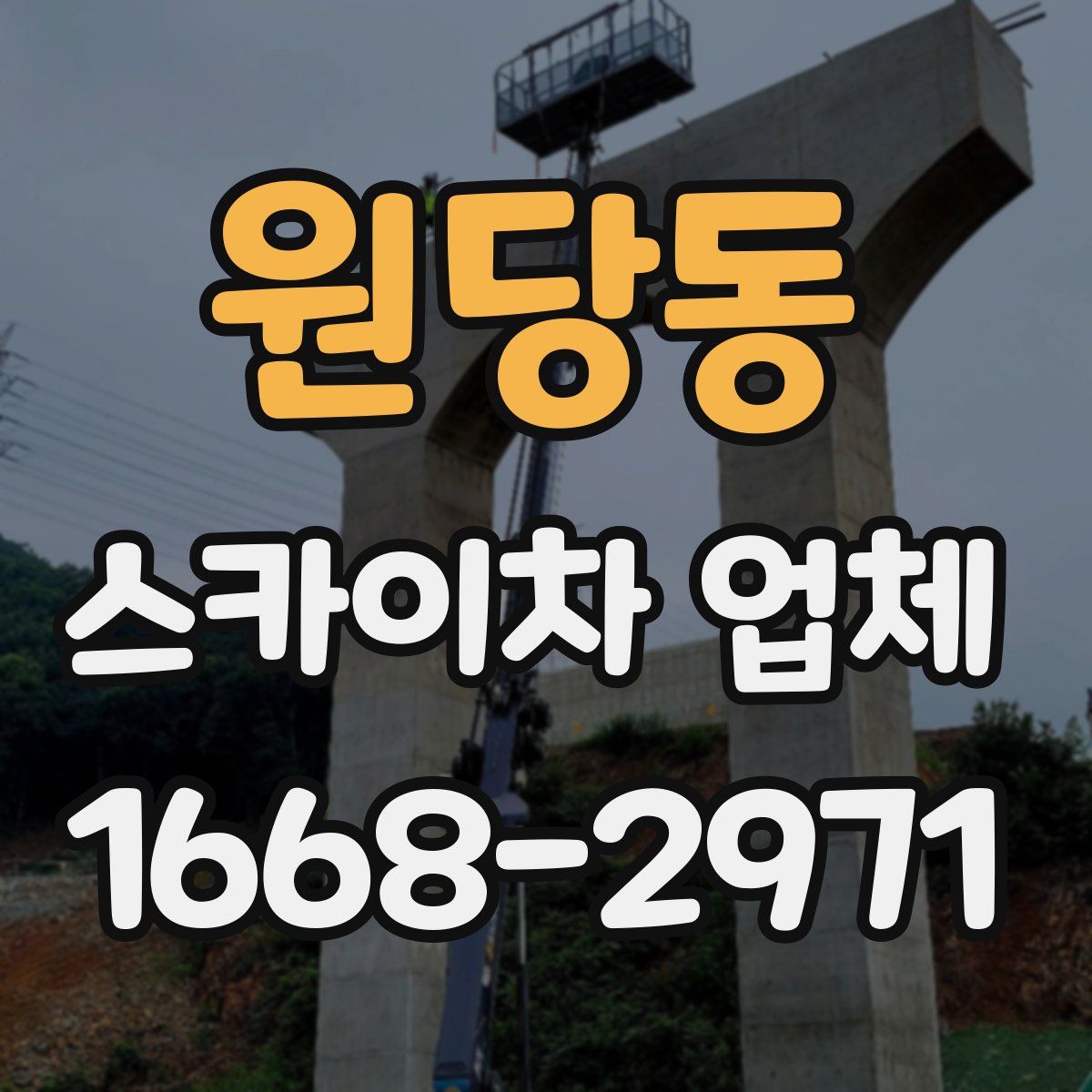 원당동 스카이차 업체