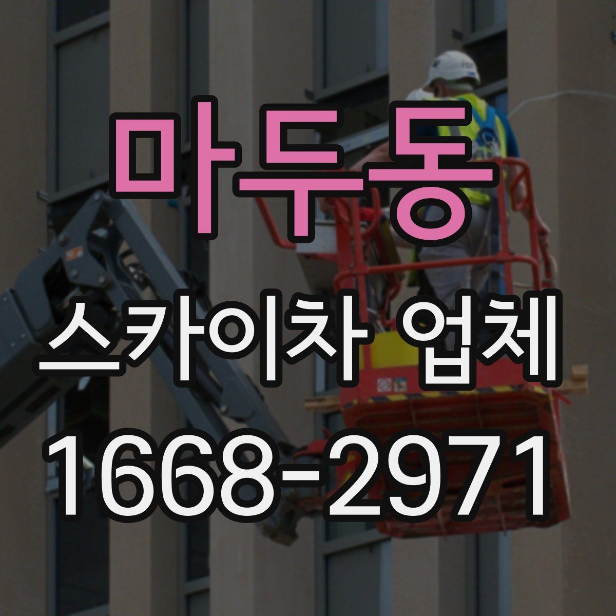 마두동 스카이차 업체