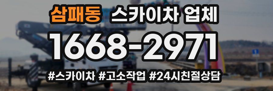 삼패동 스카이차 업체