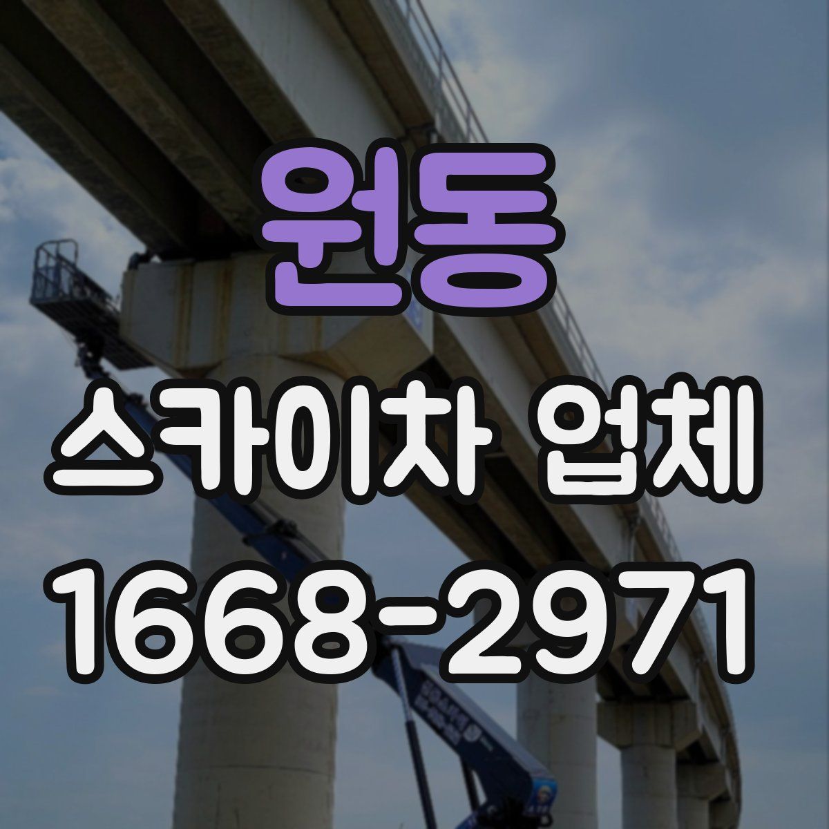 원동 스카이차 업체