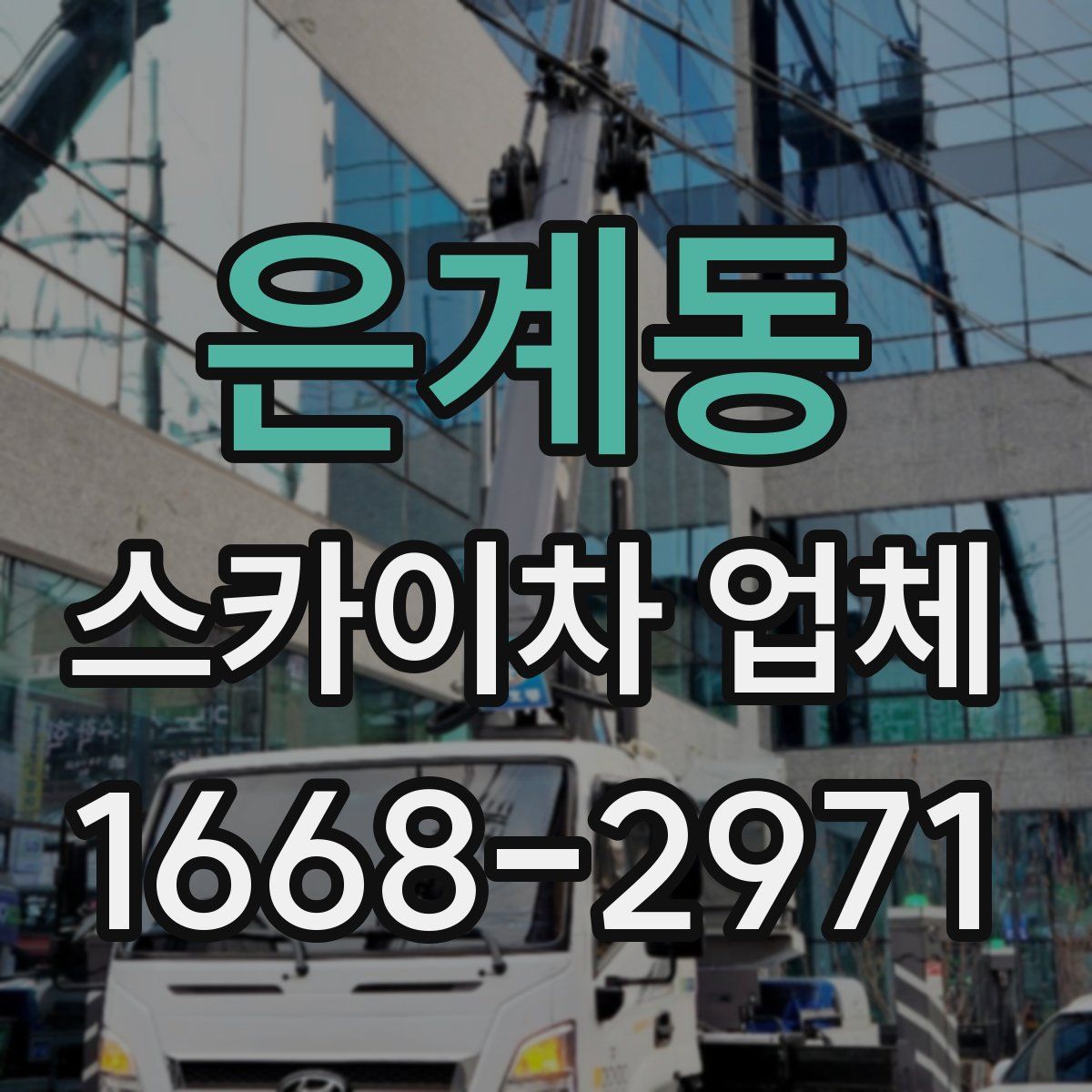 은계동 스카이차 업체