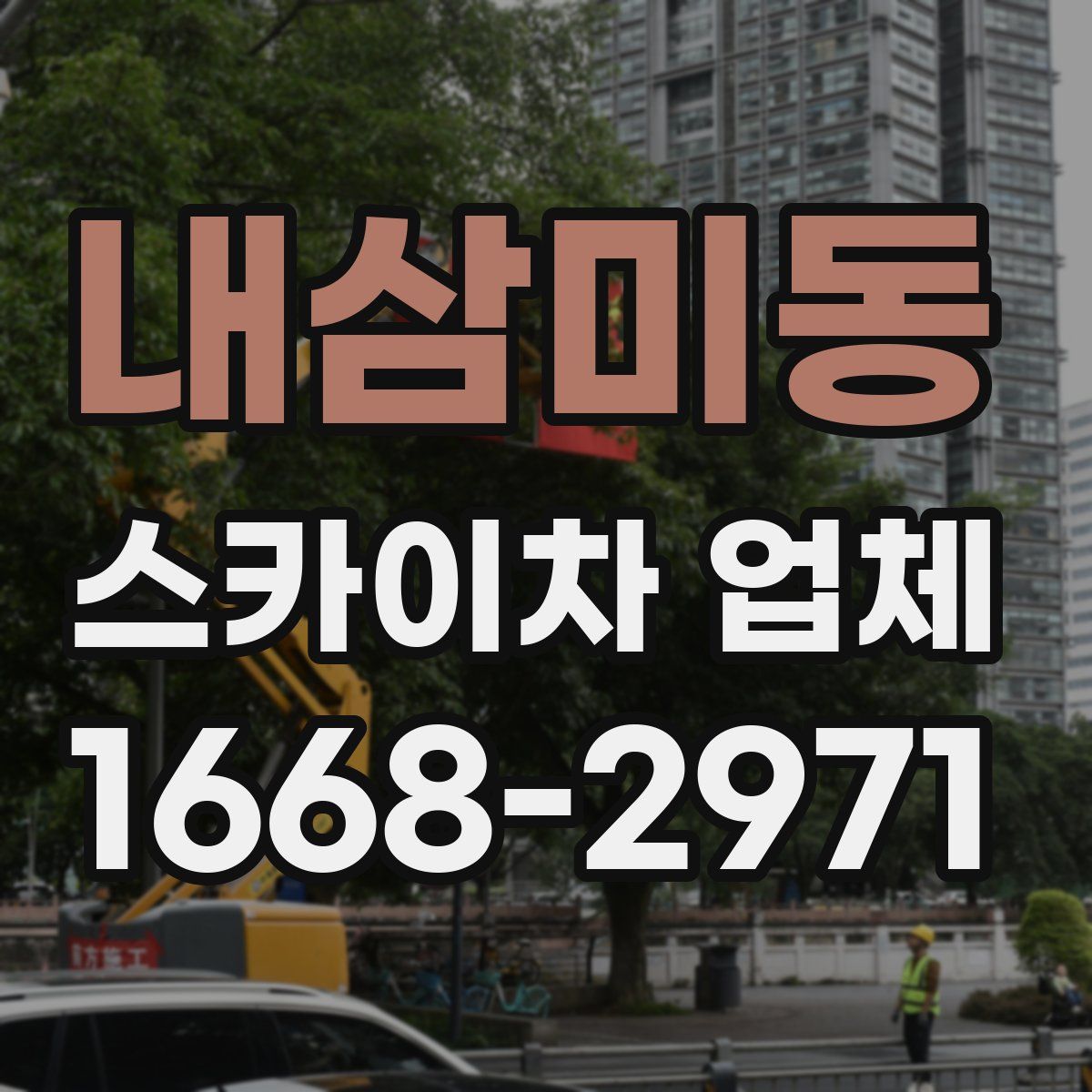 내삼미동 스카이차 업체