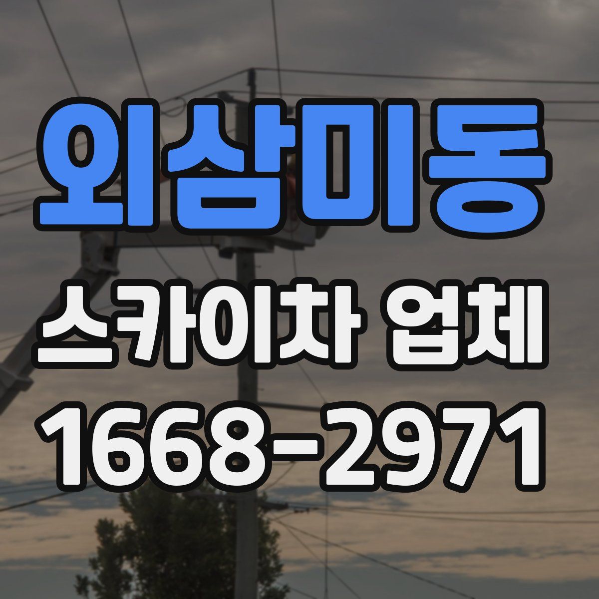 외삼미동 스카이차 업체