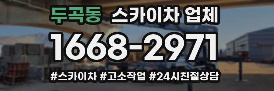 두곡동 스카이차 업체