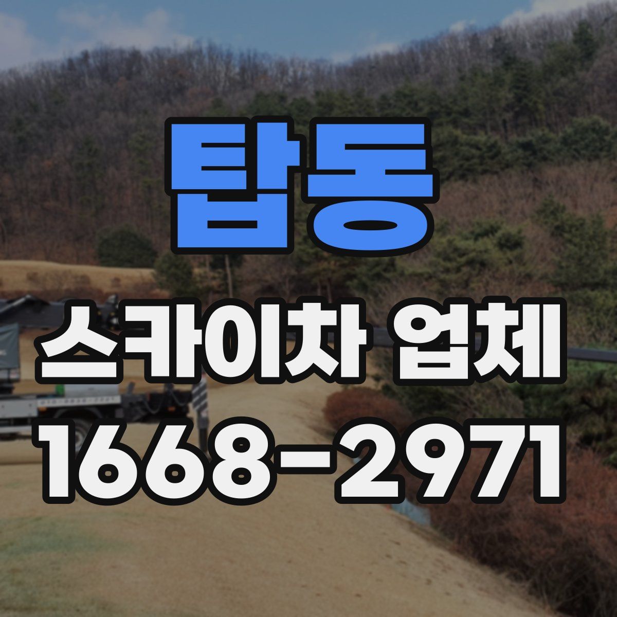 탑동 스카이차 업체