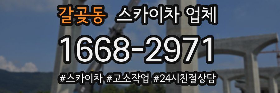 갈곶동 스카이차 업체