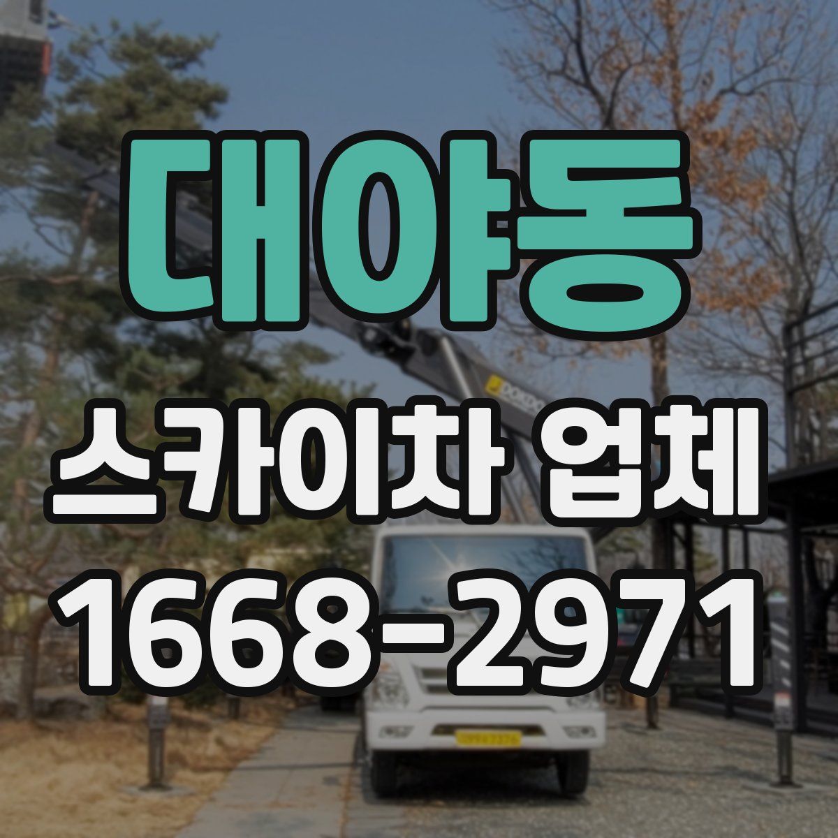 대야동 스카이차 업체
