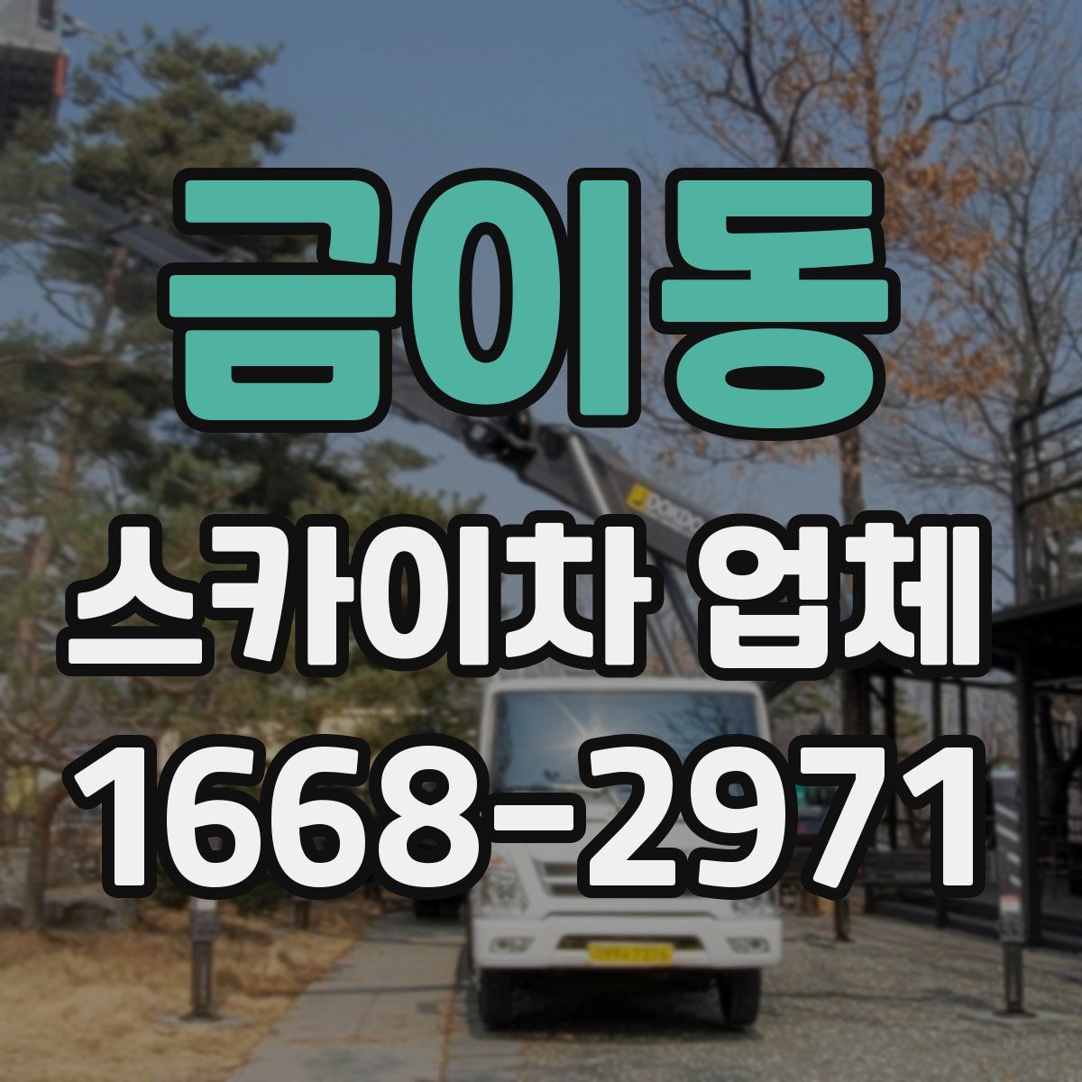 금이동 스카이차 업체