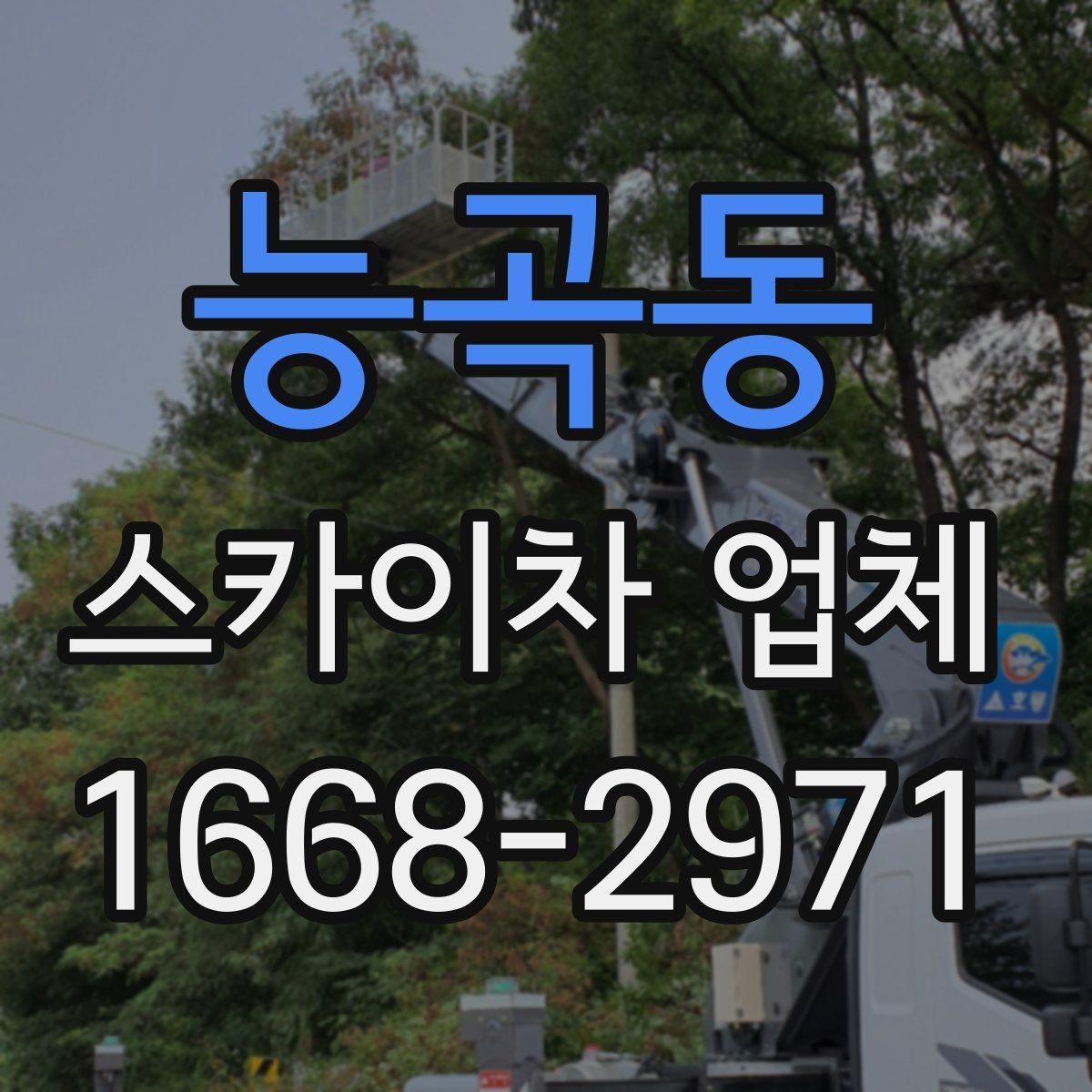 능곡동 스카이차 업체 이용을 계획할 때 참고할 사항