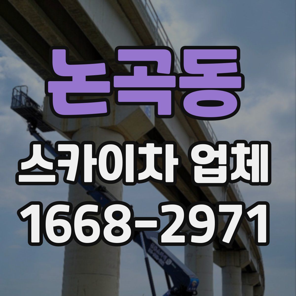 논곡동 스카이차 업체