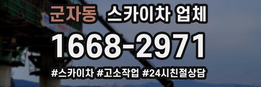 군자동 스카이차 업체