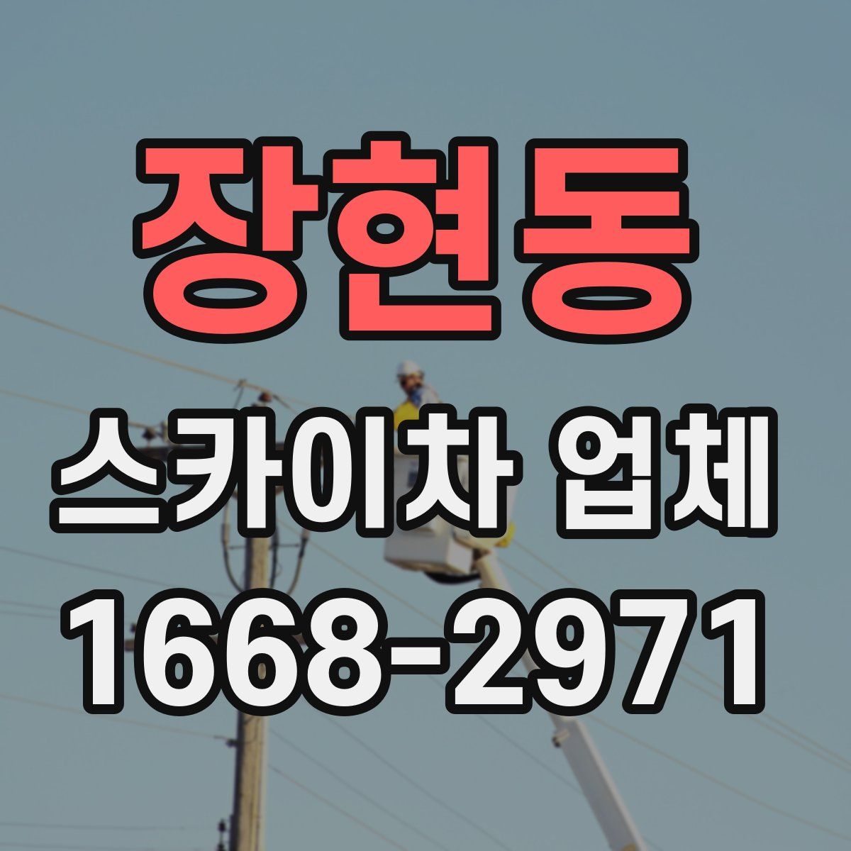 장현동 스카이차 업체