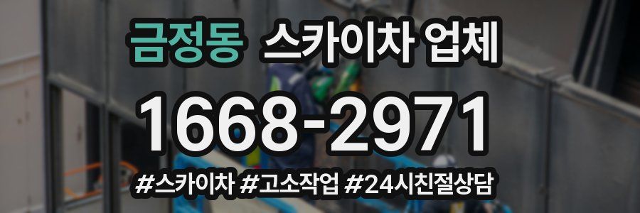 금정동 스카이차 업체