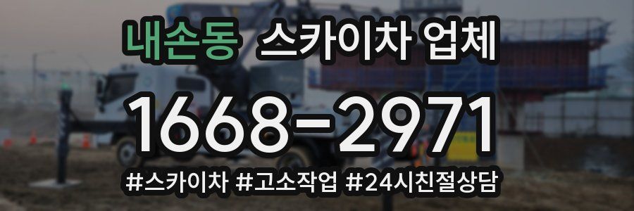 내손동 스카이차 업체