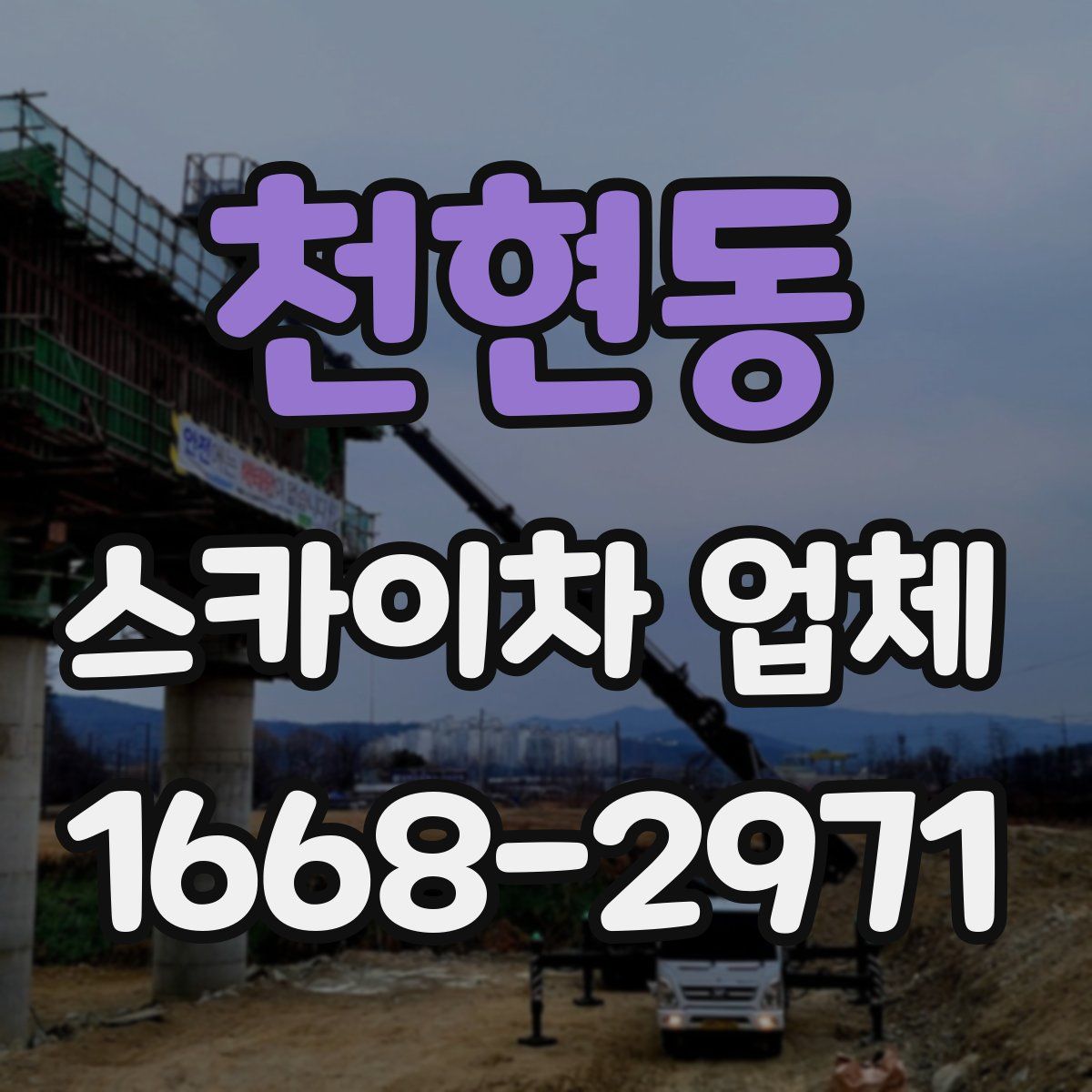 천현동 스카이차 업체