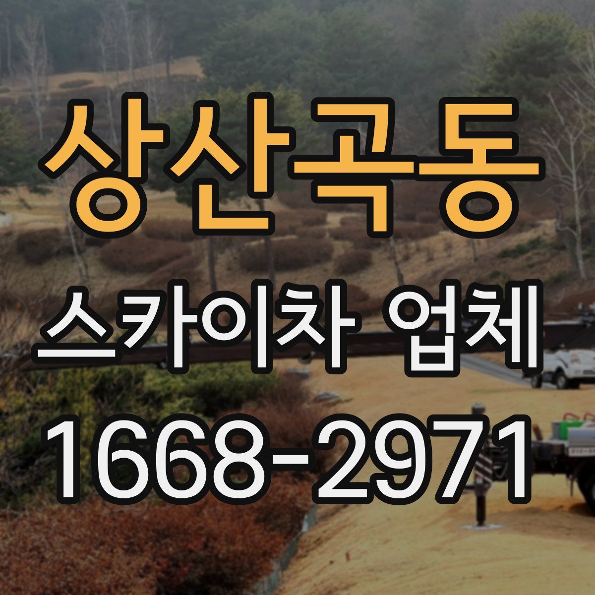 상산곡동 스카이차 업체