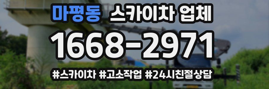 마평동 스카이차 업체