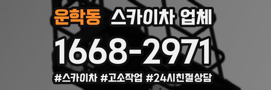 운학동 스카이차 업체
