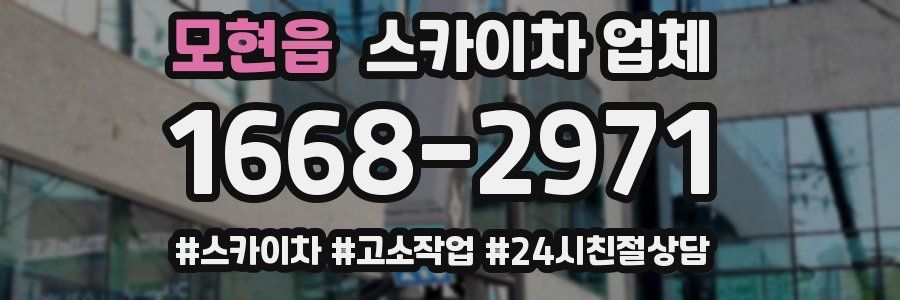 모현읍 스카이차 업체