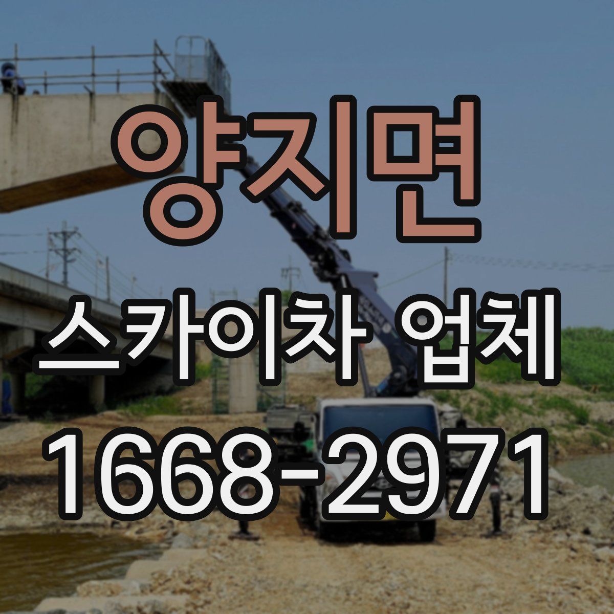 양지면 스카이차 업체