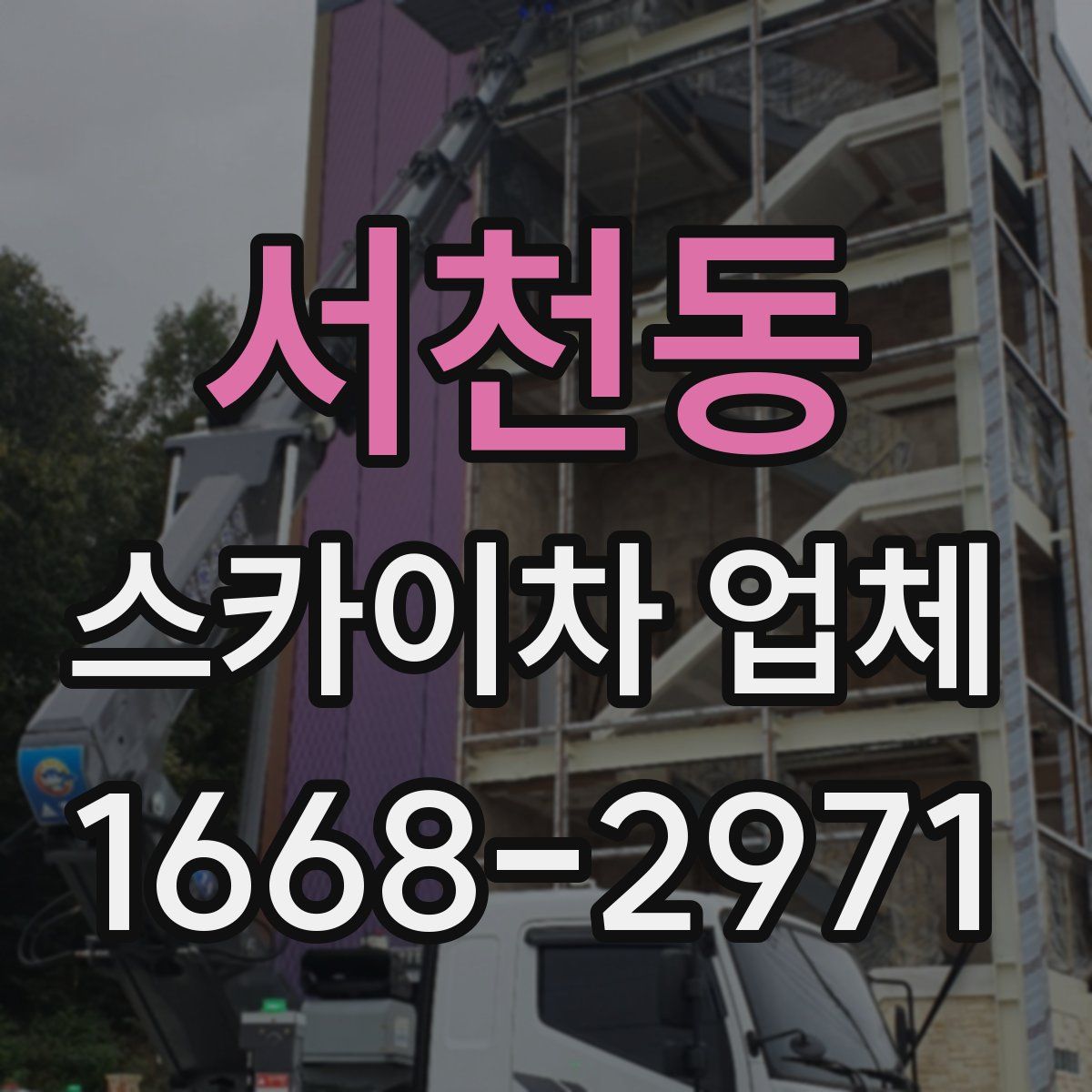 서천동 스카이차 업체