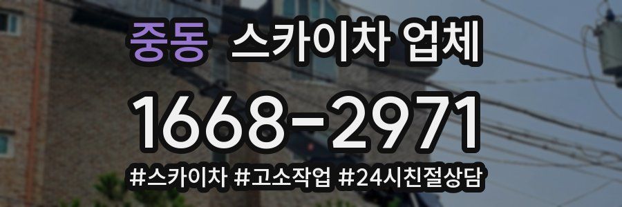 중동 스카이차 업체