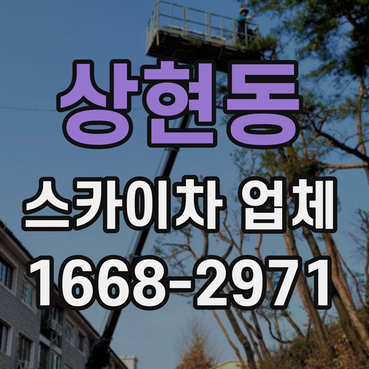 상현동 스카이차 업체 선택 시 믿을 수 있는 응대 기준