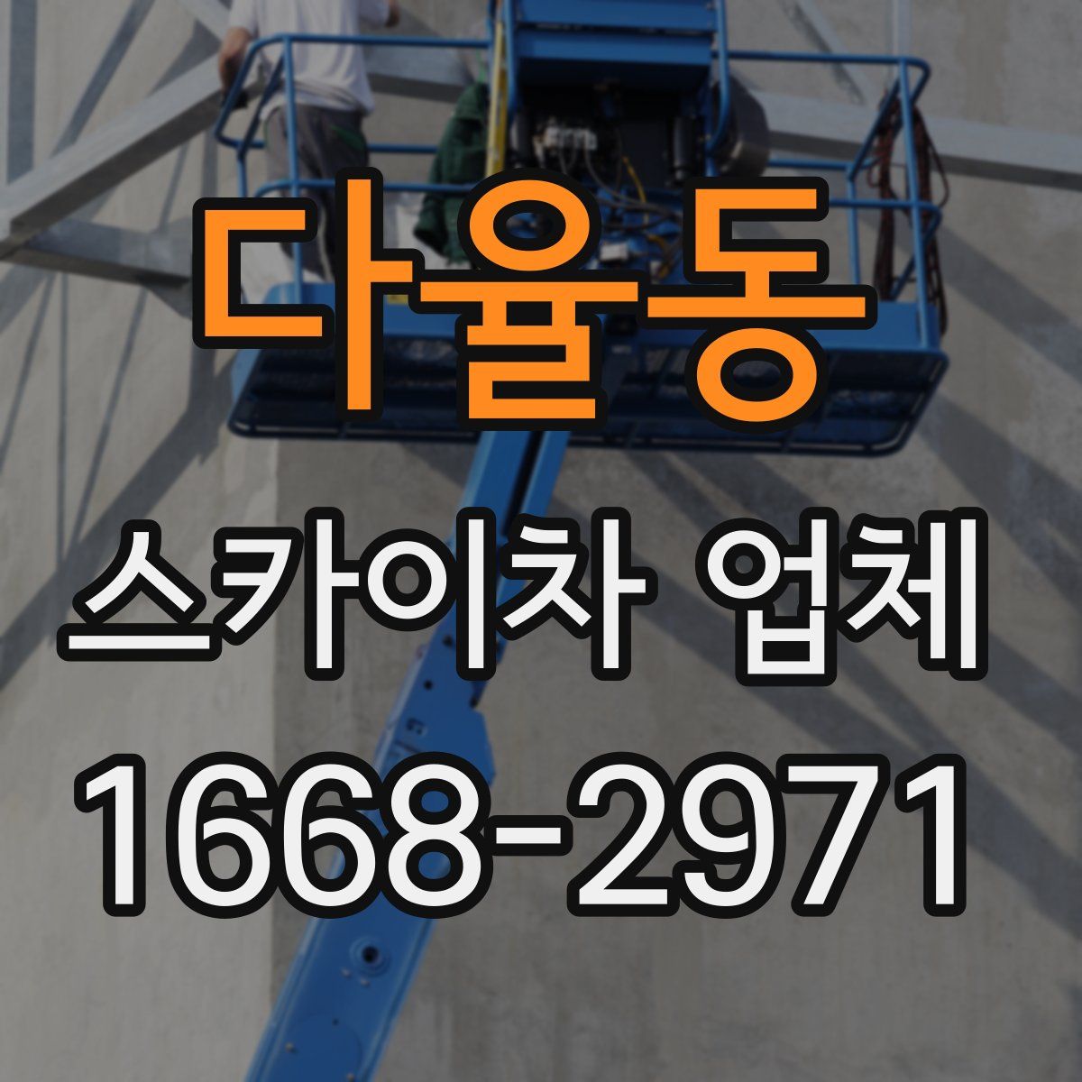 다율동 스카이차 업체