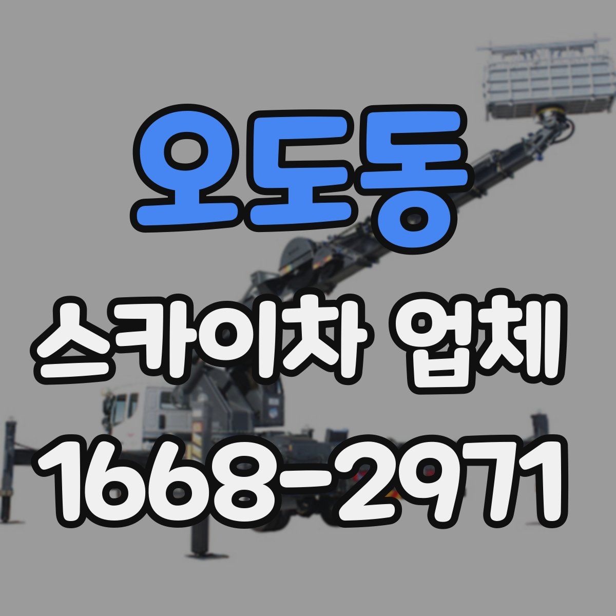 오도동 스카이차 업체