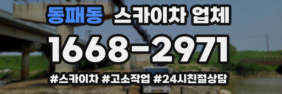 동패동 스카이차 업체