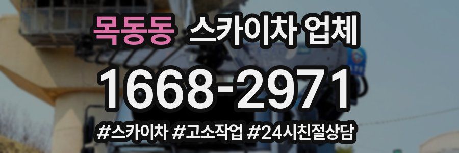 목동동 스카이차 업체