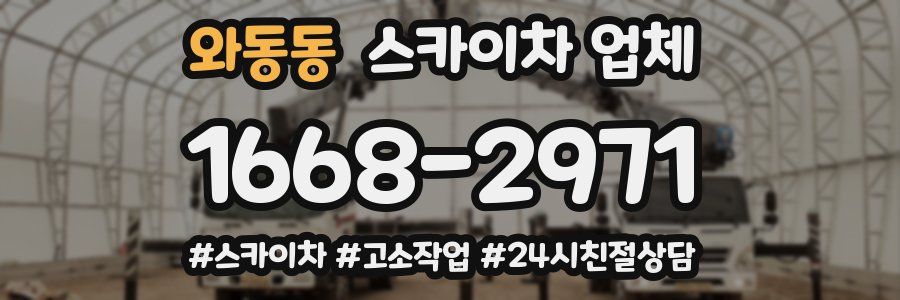 와동동 스카이차 업체
