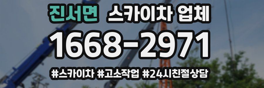 진서면 스카이차 업체
