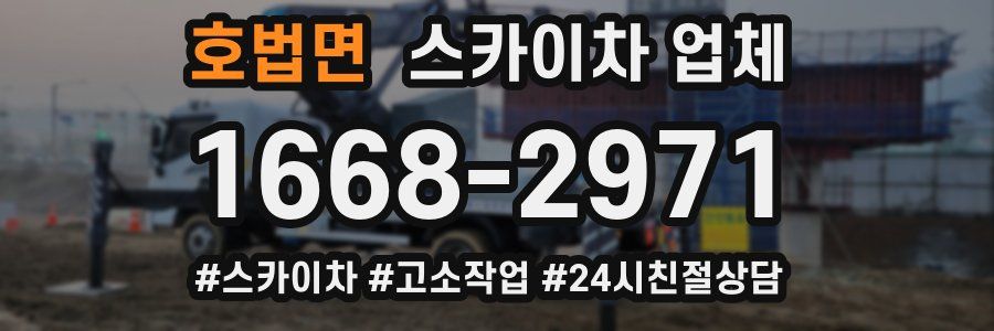 호법면 스카이차 업체