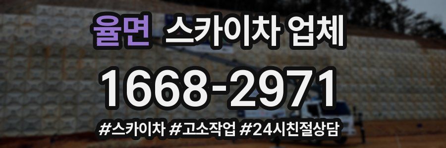 율면 스카이차 업체