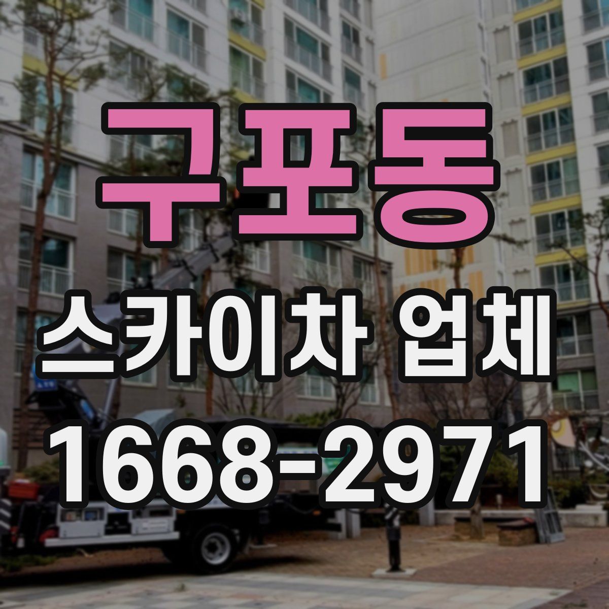 구포동 스카이차 업체
