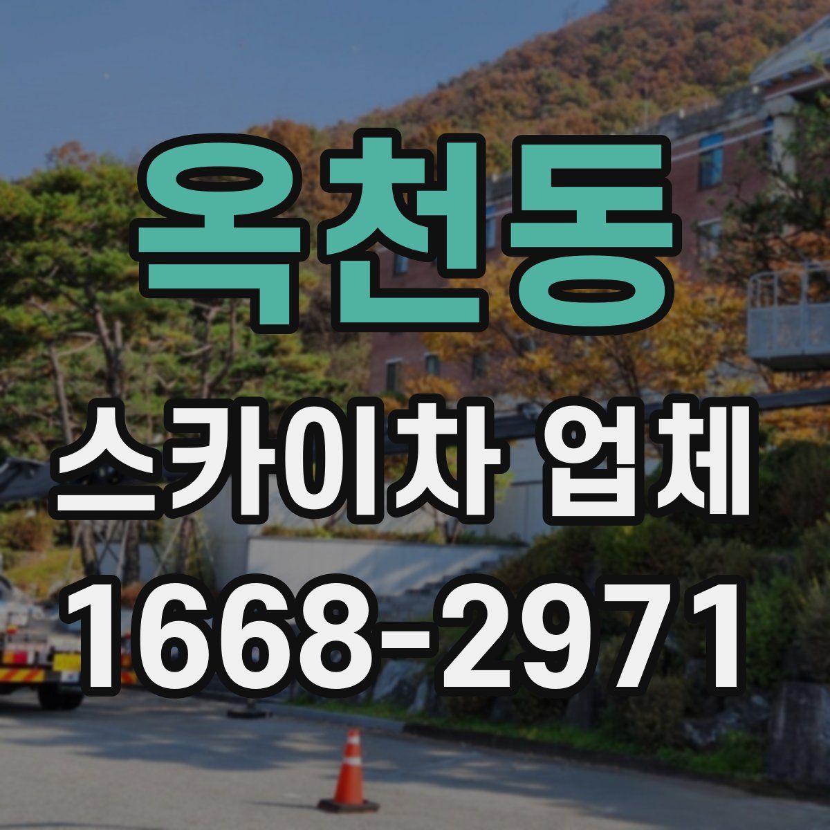 옥천동 스카이차 업체