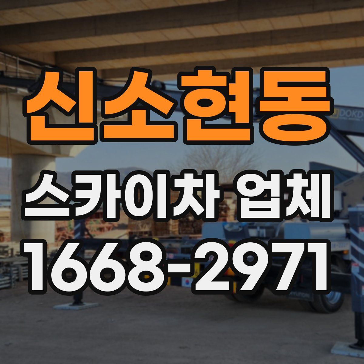 신소현동 스카이차 업체