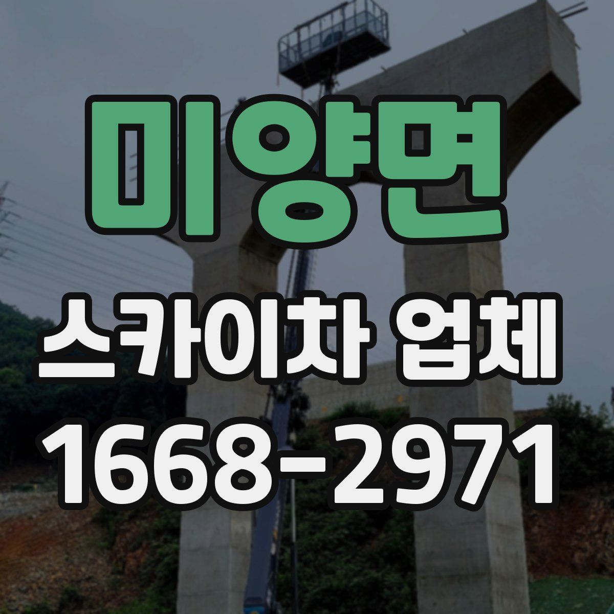 미양면 스카이차 업체
