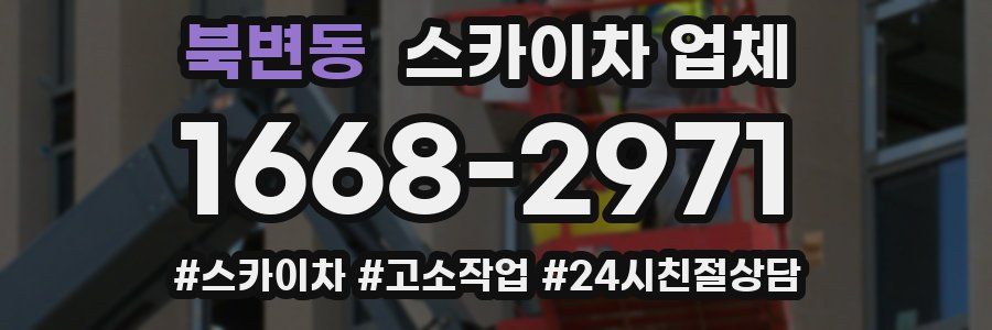 북변동 스카이차 업체