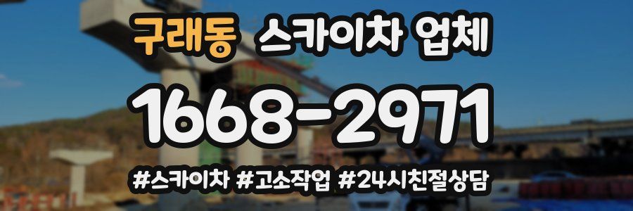 구래동 스카이차 업체