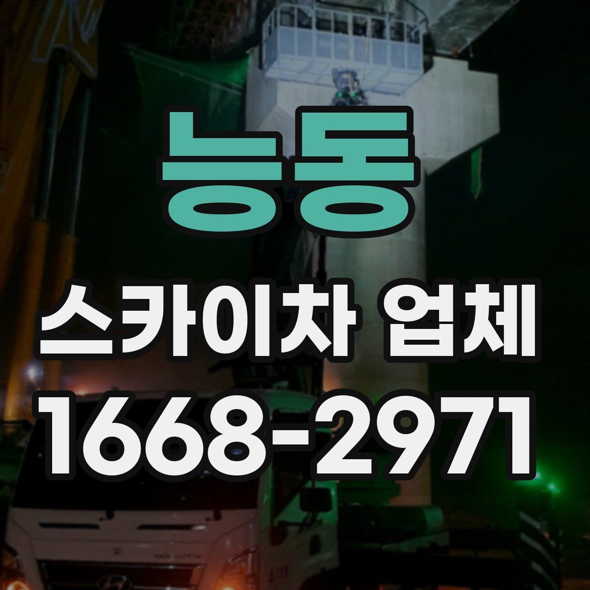 능동 스카이차 업체