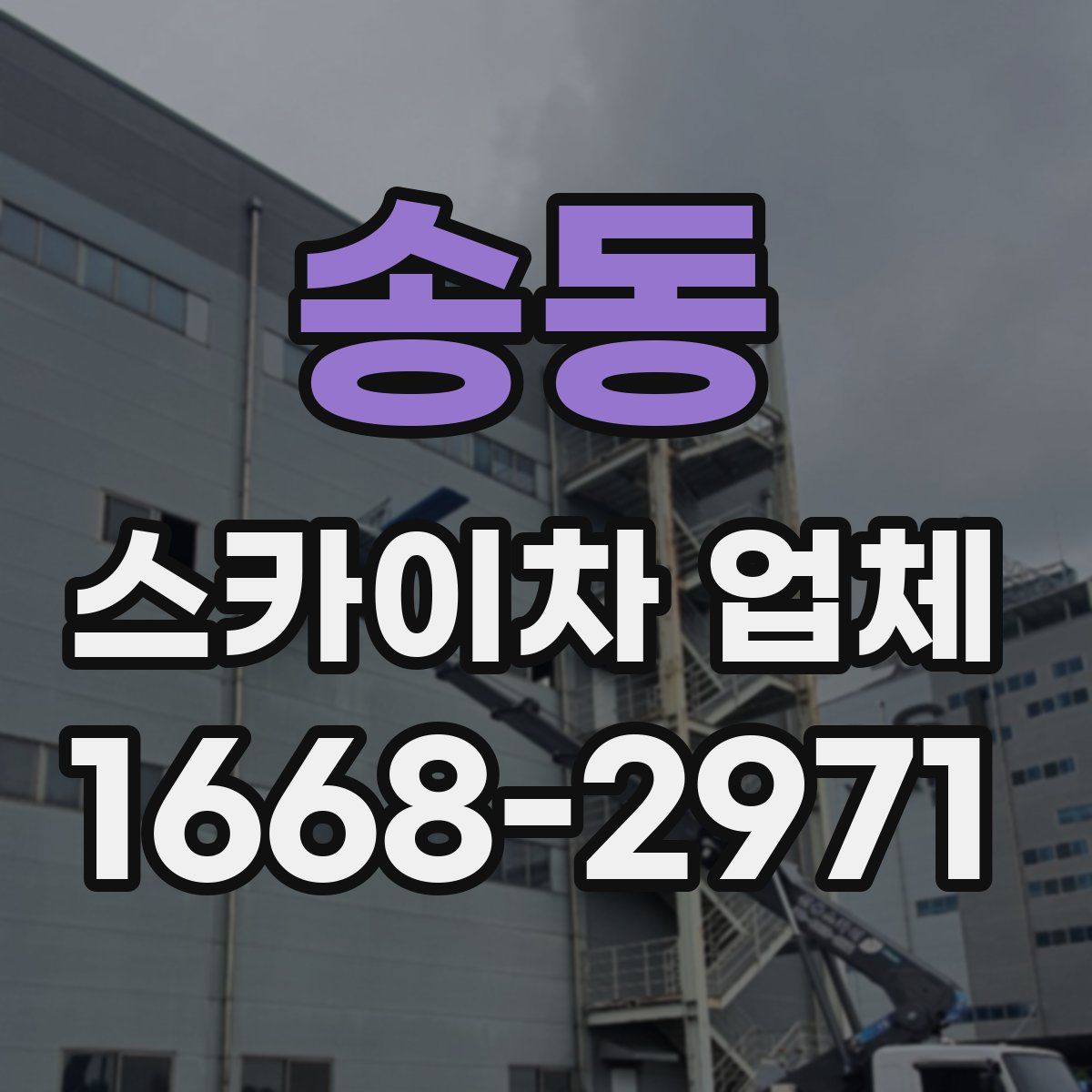 송동 스카이차 업체