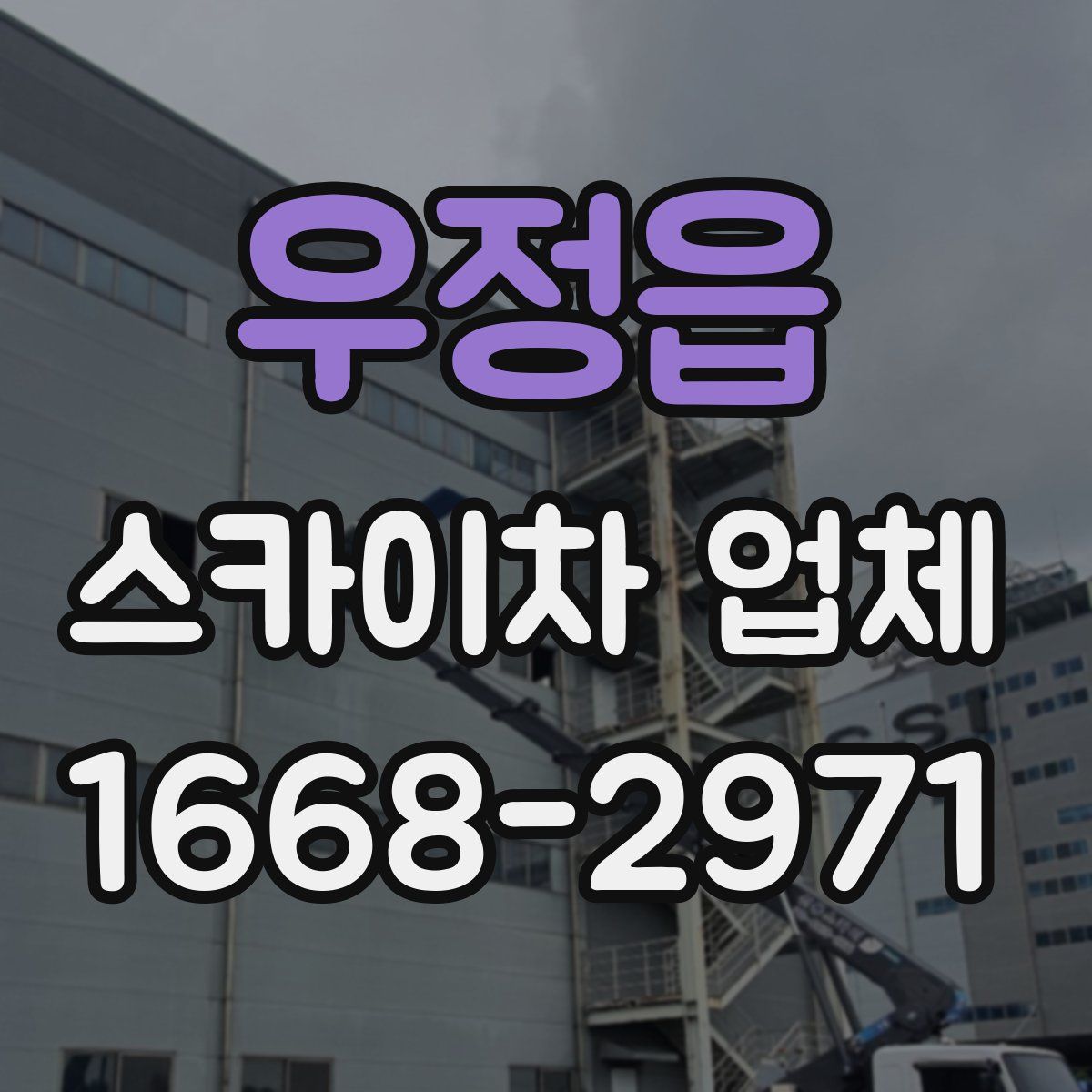 우정읍 스카이차 업체