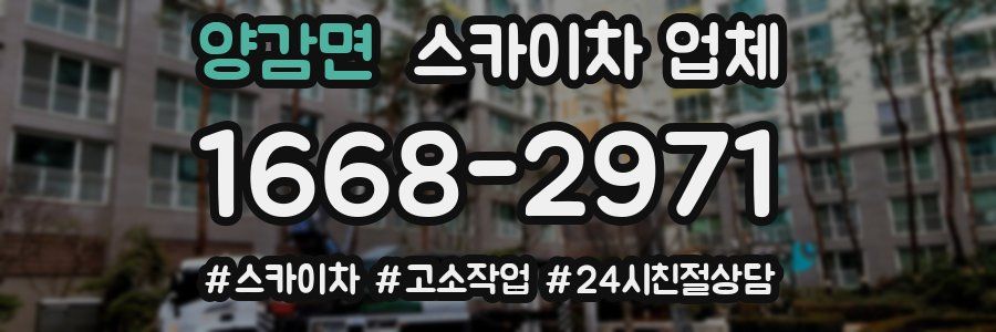 양감면 스카이차 업체