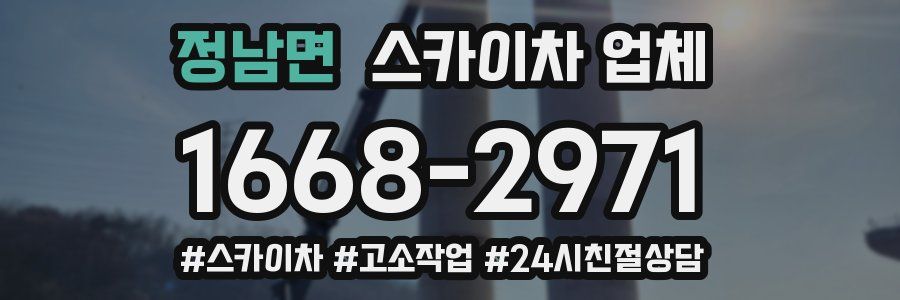 정남면 스카이차 업체