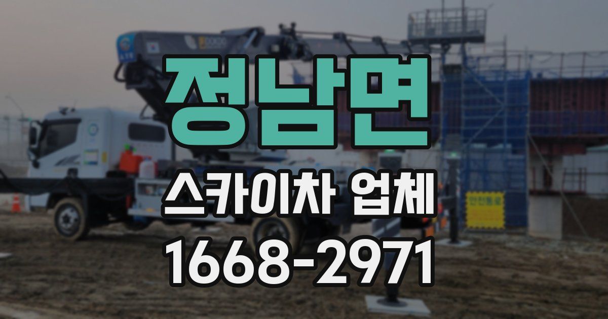 정남면 스카이차 업체