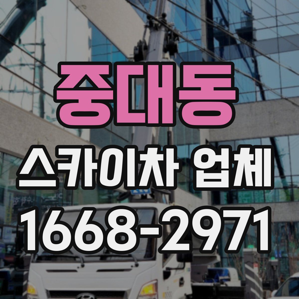 중대동 스카이차 업체