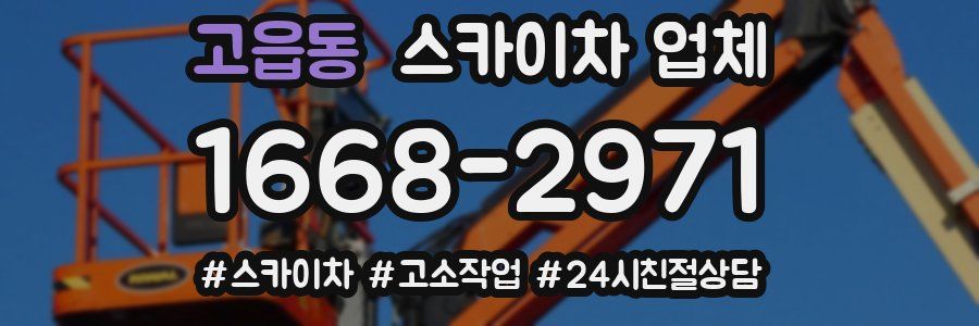 고읍동 스카이차 업체